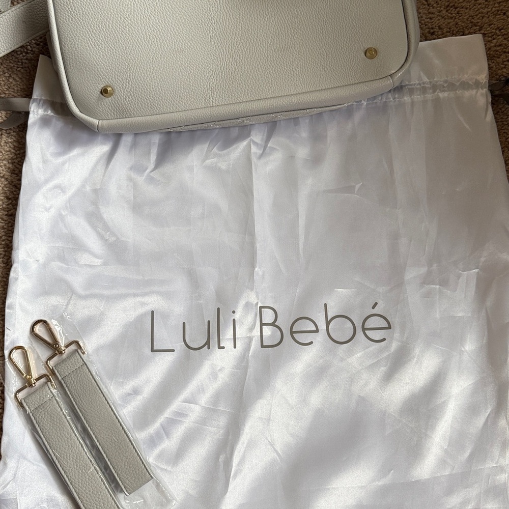 Luli Bebé Monaco Faux Leather Diaper Backpack - Picture 10 of 11